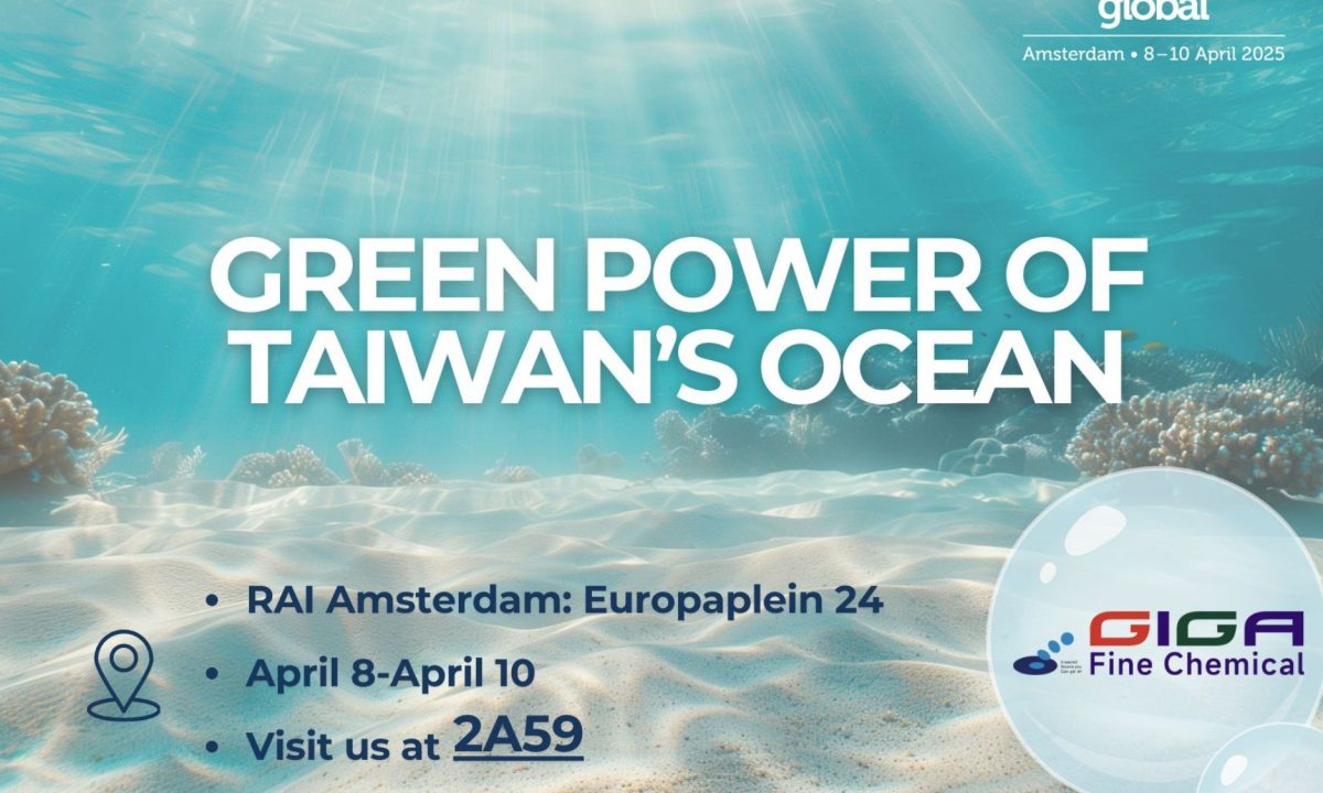 2025 in-cosmetics Global: Giga Fine Chemical Goes Marine in Amsterdam