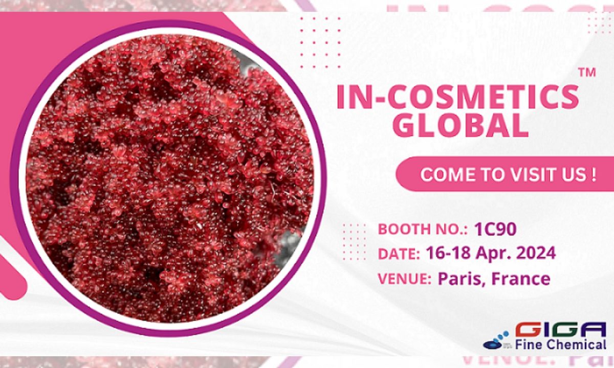 GIGA at 2024 in-cosmetics global Exhibition