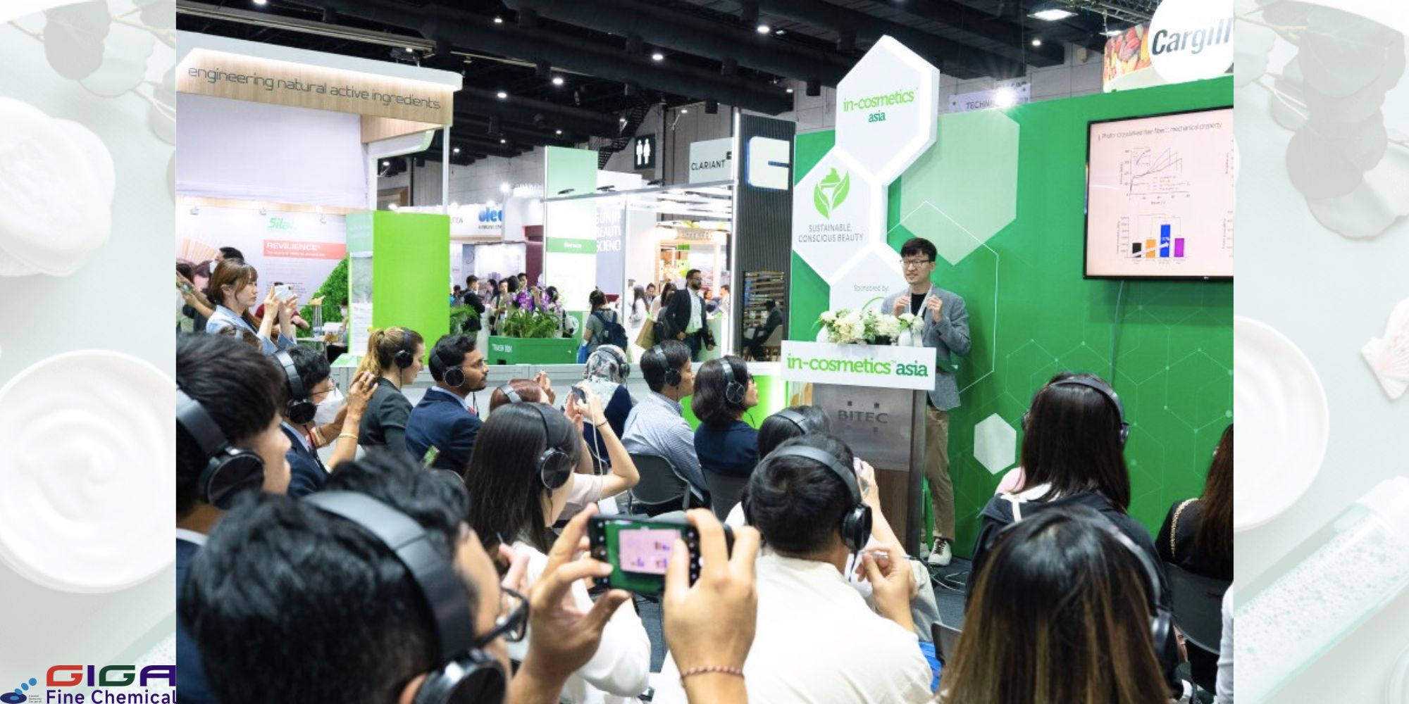 Join GIGA Fine Chemical at in-cosmetics Asia 2023!