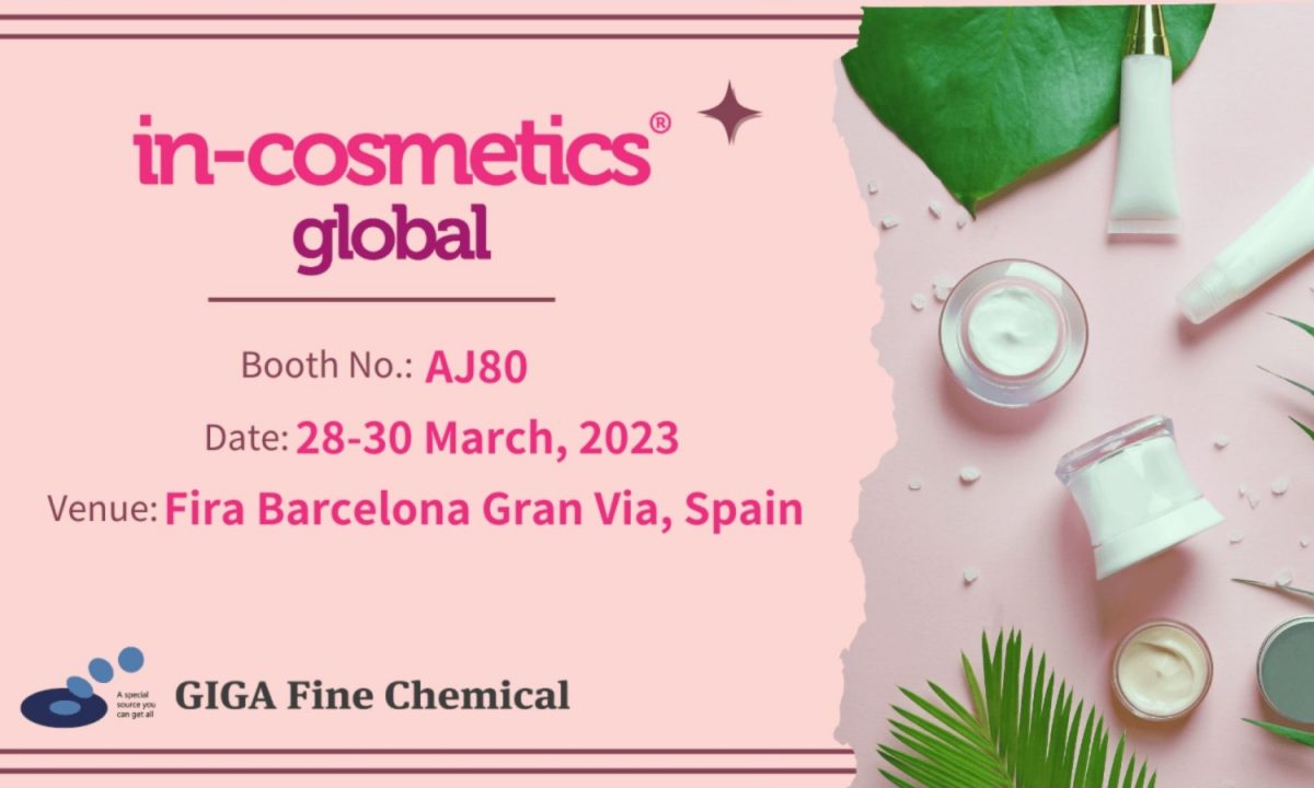 GIGA at 2023 In-Cosmetics Global Exhibition!